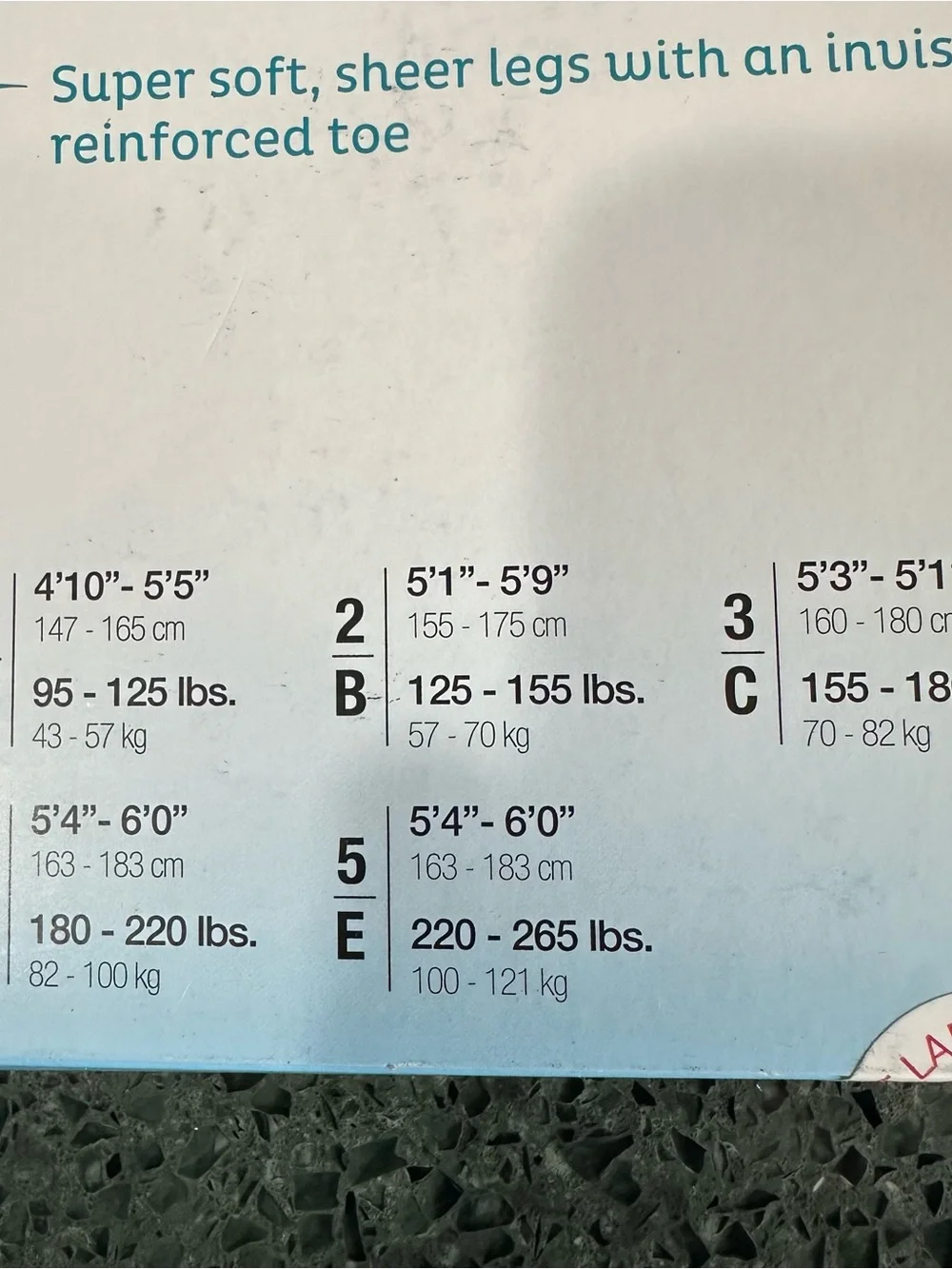 Assets Red Hot Label by SPANX Shaping Sheers Pantyhose Very Black Size 5/E NEW